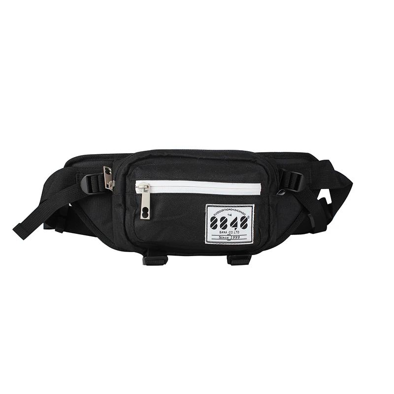 
2021 Wholesale Popular Belly Pocket Sports Running Men Black Fanny Pack 