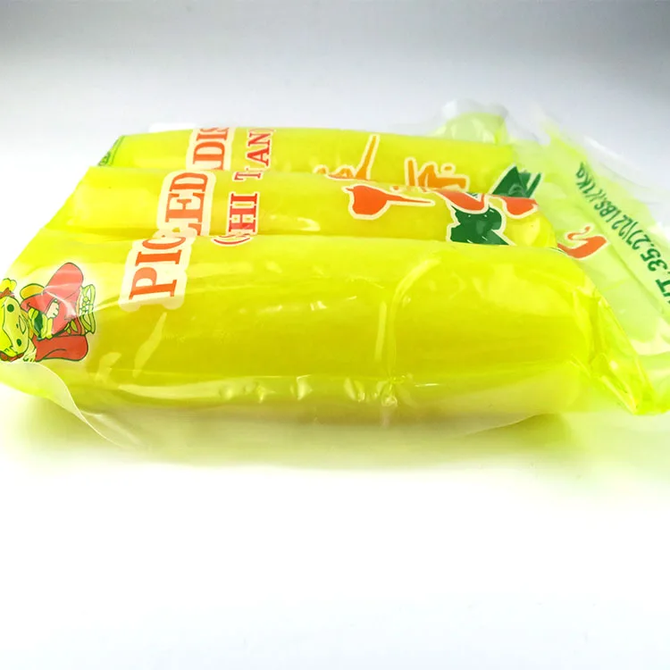 Best selling slice yellow pickled radish