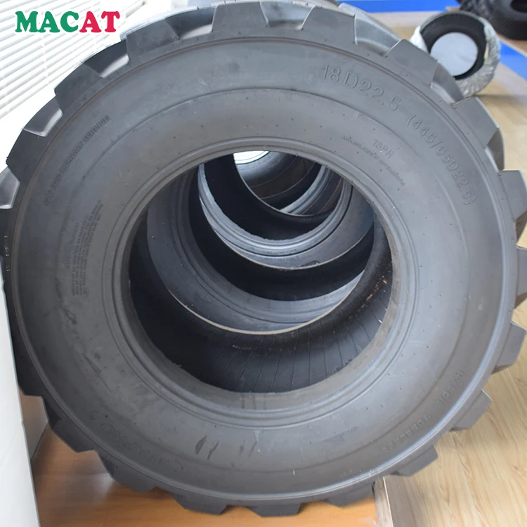 
MACAT Wholesale Continental New All Steel Radial Truck Solid Tire 18-22.5 With Rim Click Tire 