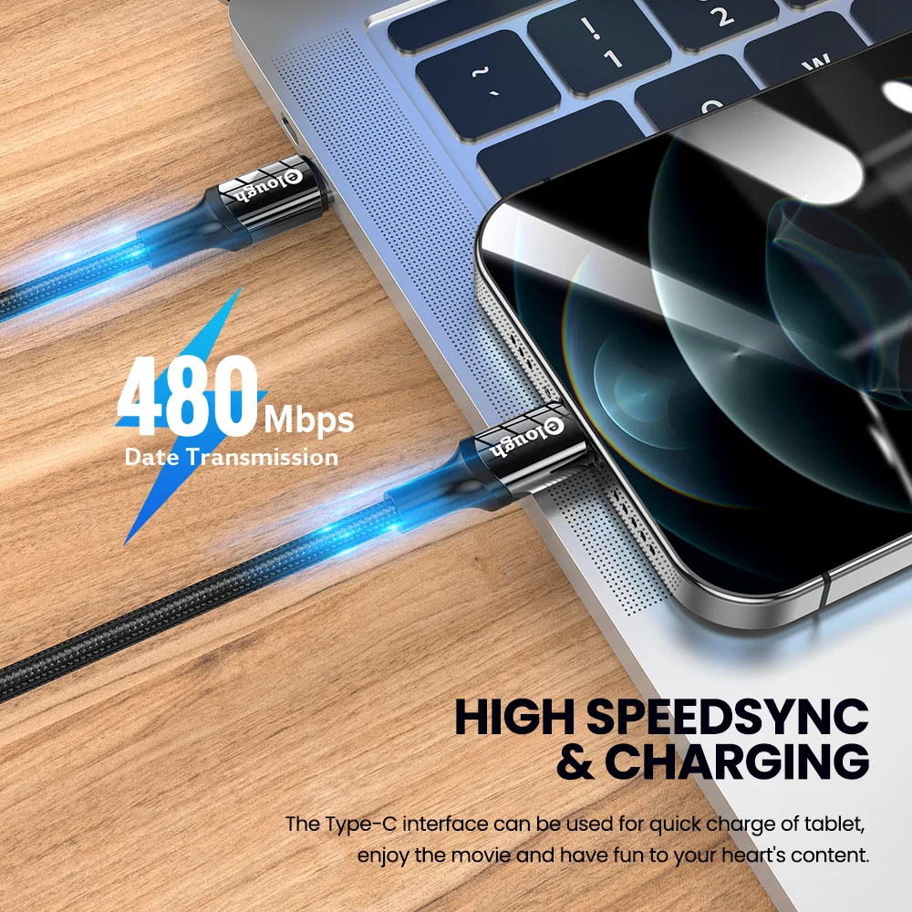 Wholesale Price Nylon Braided 20w 2.4A Type C to Iphone Fast Charging PD Data Cable for Iphone12 13 12 Pro Max