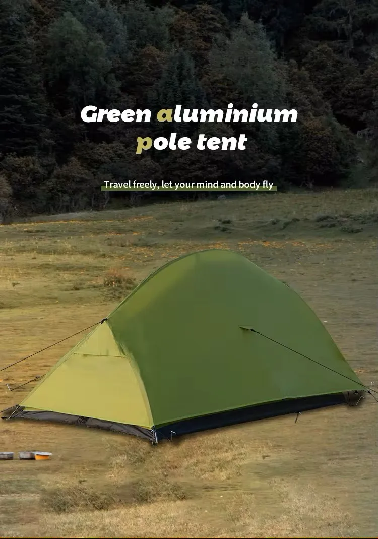 Lightweight Backpacking Tent 4 Seasons Outdoor Camping Hiking Waterproof Windproof Ultralight Tente Carpa Zelter Cadiri