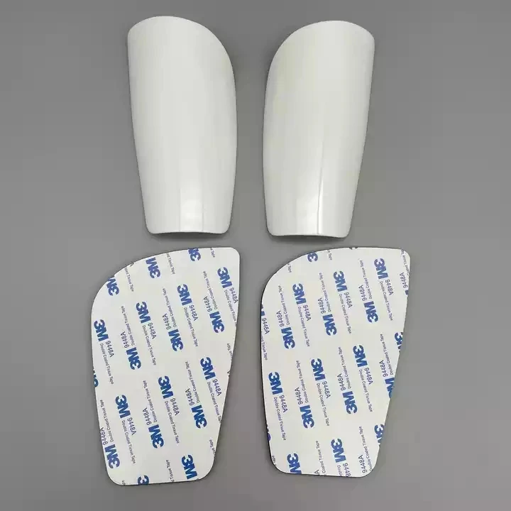 Wholesale Sublimation Blank White shin guard printing Shin Pad for custom print Football Soccer shin guard