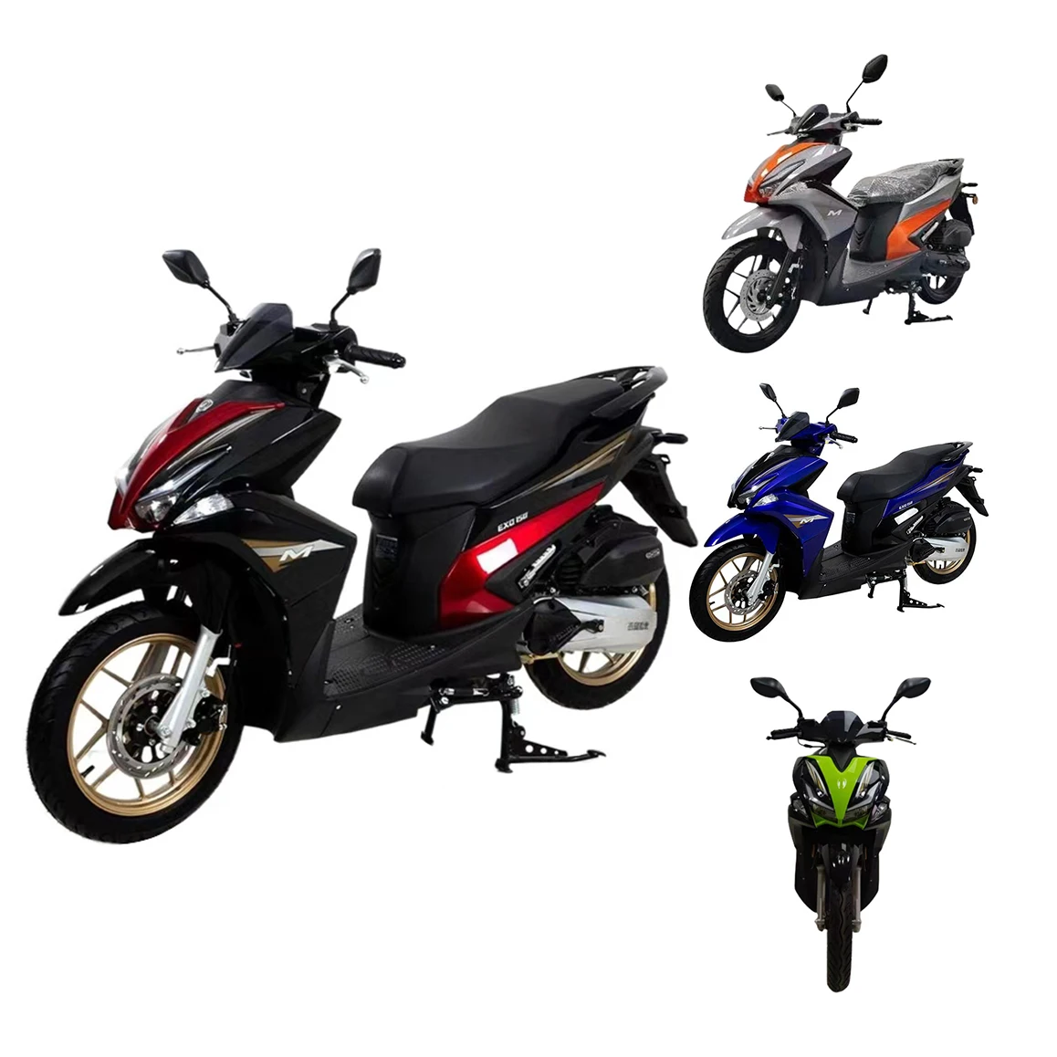 DOT EPA 150cc 170cc дешевый взрослый двухколесный мопед с воздушным охлаждением газовый бензиновый скутер мотоцикл