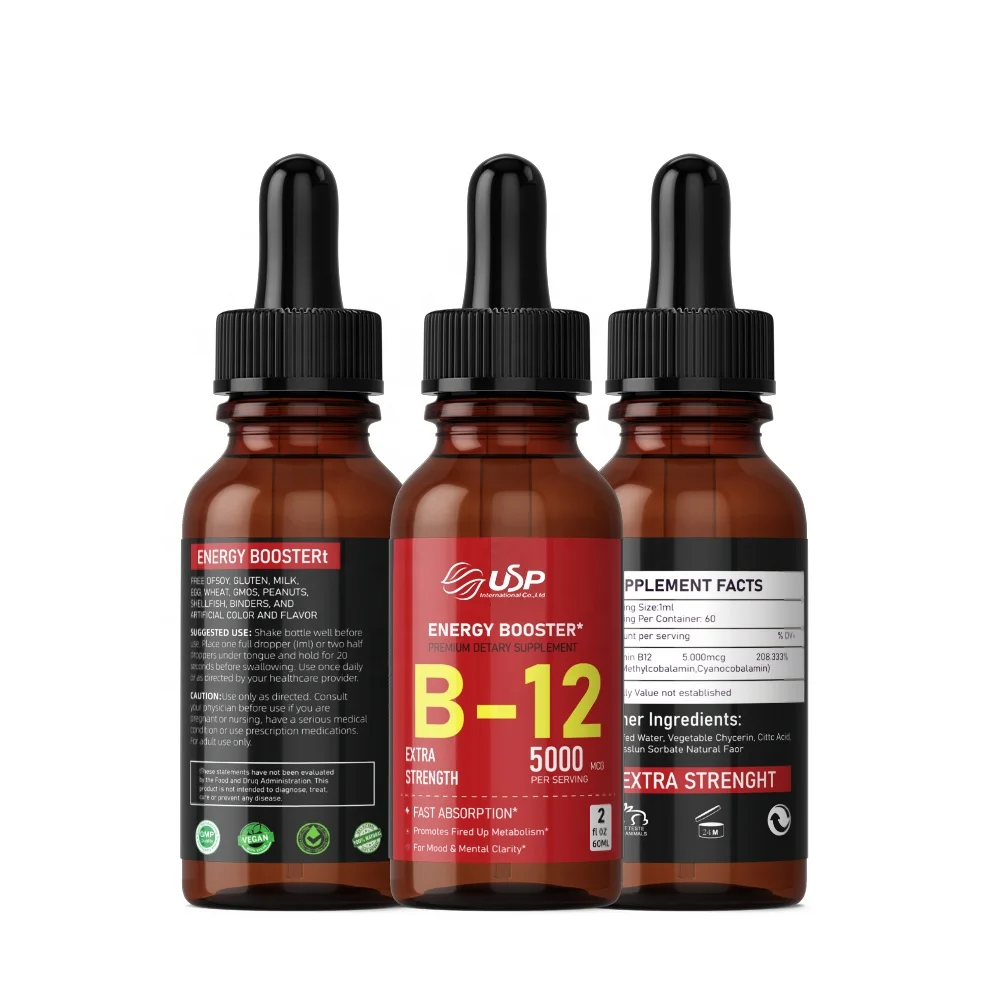 Hot selling Health supplement vitamin b12 vitamin liquid b12 vials