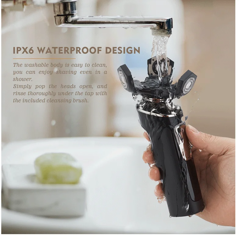 
droppshipping Triple Blade Shaving Rechargeable Electric men Shaver 