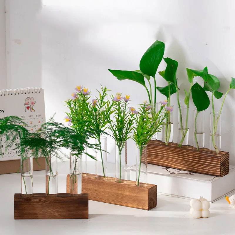 Classic Design Glass Terrarium Planter with Cork Lid Hanging Floor Water Station for Plant Propagation Classic Style Garden Pots