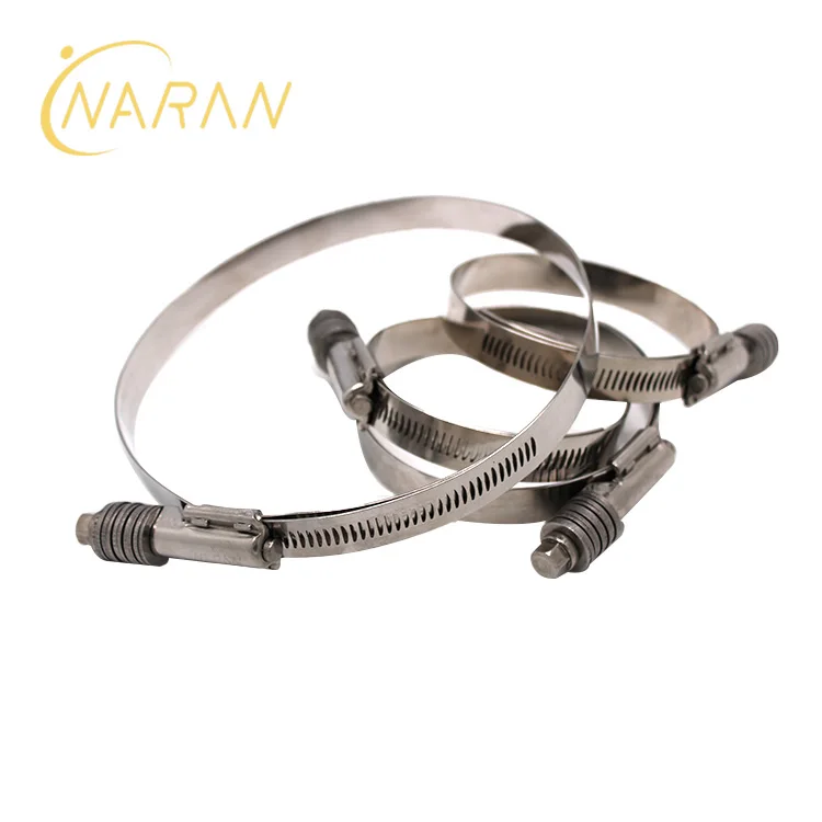 
American type perforated heavy duty high torque constant tension hose clamp 