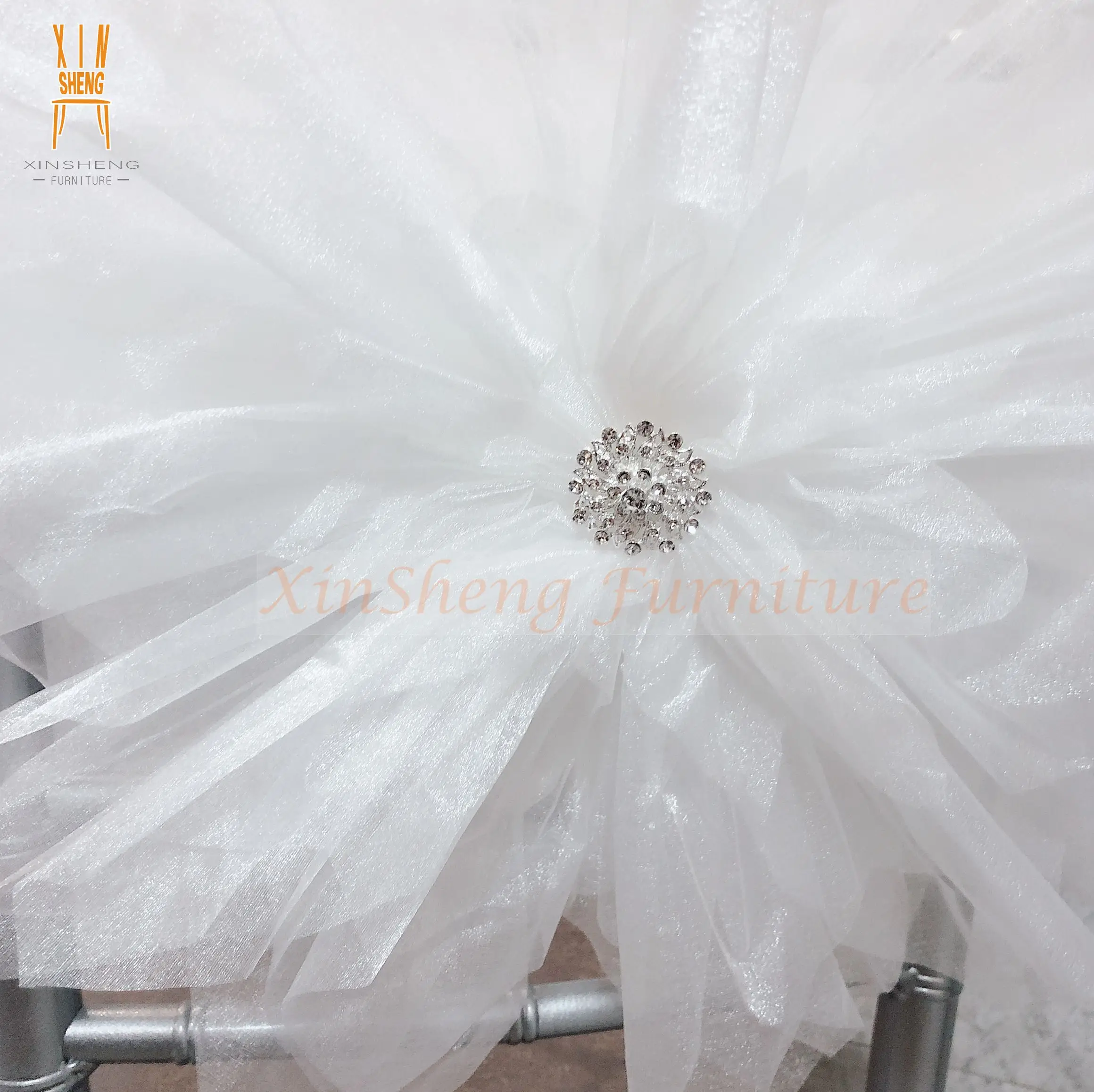 Wedding Decoration Customize Chiavari Chair Back Flower Sash