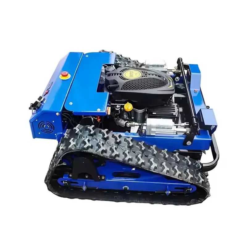 Remote Control garden Crawler Lawn Mower Small Lawn Mower For Wasteland Mower On Road Slope