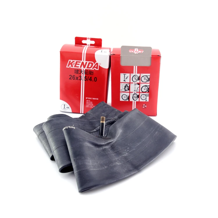 Best price black bike tube high quality  26*3.5/4.0 A/V fat bike inner tube