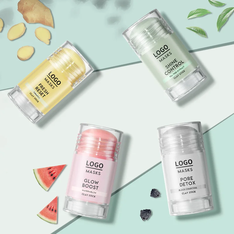 Deep Cleansing Exfoliating Pores skin care clay facial natural moisturiser Clay Mask Stick