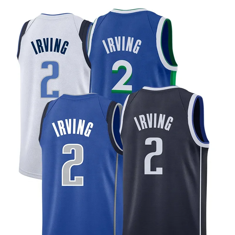 Ready to Ship Dallas Kyrie Irving 2022/23 Best Quality Stitched Basketball Jerseys