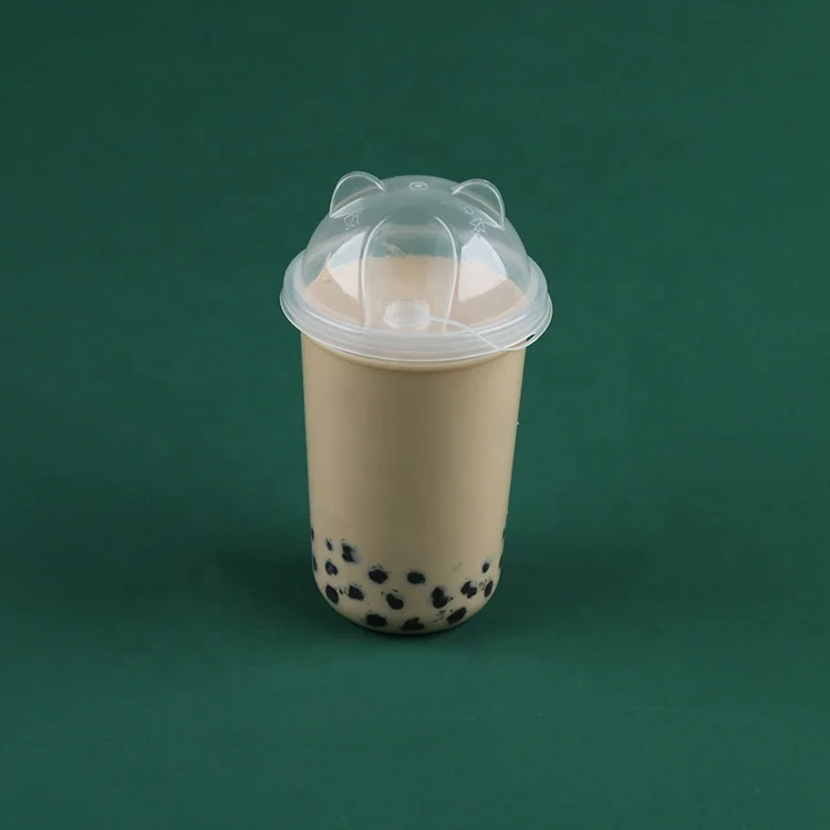 Disposable cold and hot drinks can be customized. PP logo printing and injection molding U-shaped cup manufacturer direct sales