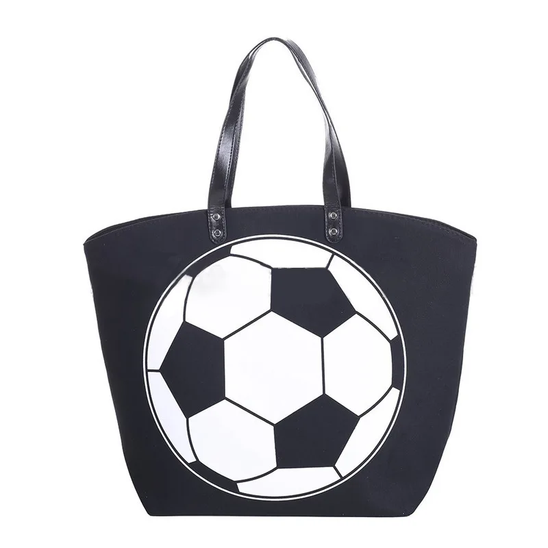 Wholesale Monogram Large Capacity Sporty Canvas Baseball Softball Football Basketball Soccer Sports Duffle Bag Weekend Tote Bag