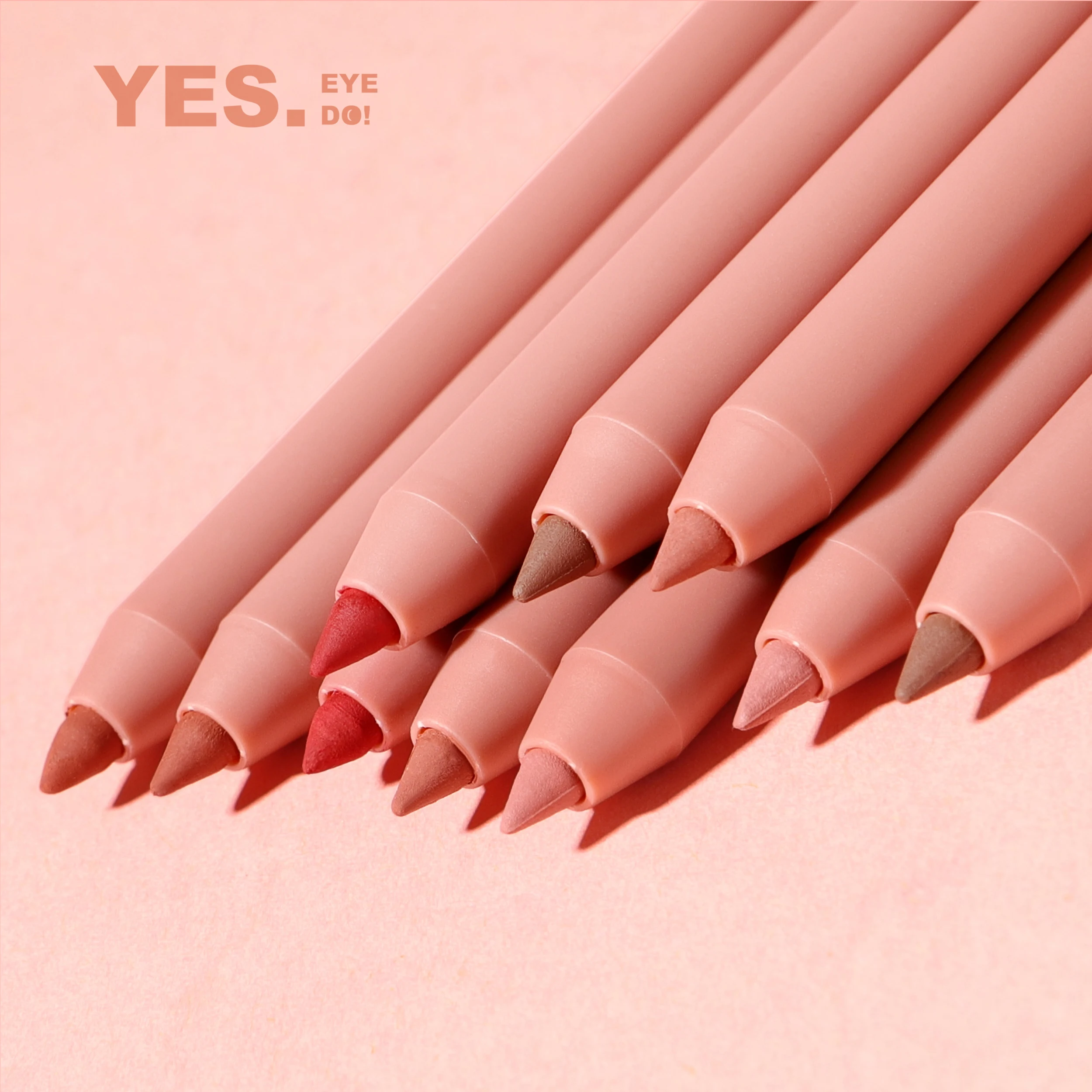 Lip liner pencil , Lipliner , Nude Creamy Smooth Lipliner High Pigment Waterproof Mat , Custom Logo Manufacturer  lip pen