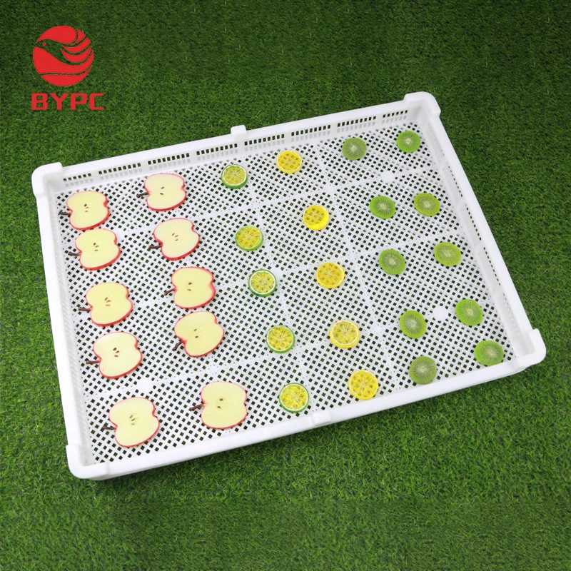 Food grade 810*595*70mm Softgel Dry Tray bottom hole plastic drying tray