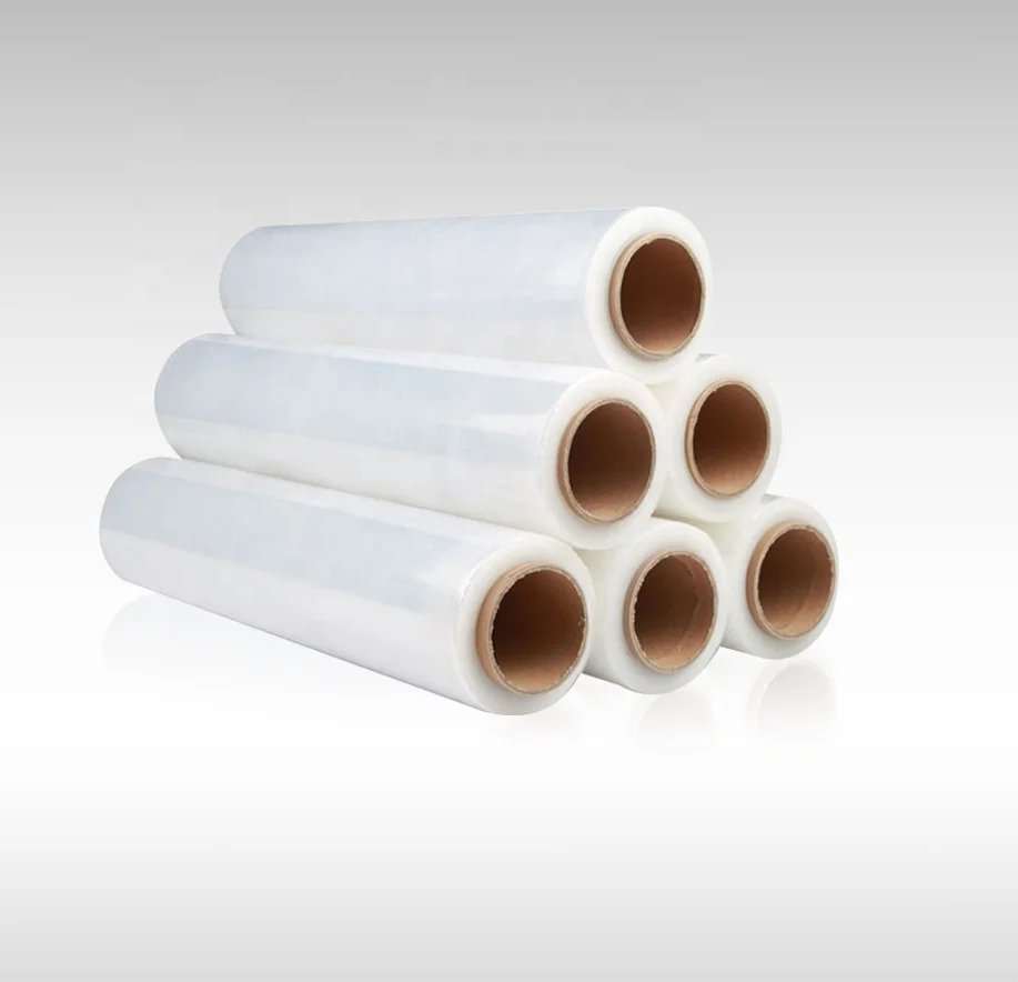 Оптовая продажа с завода, экологически чистая прозрачная черная ЛПЭНП пластиковая стрейч-пленка для упаковки поддонов