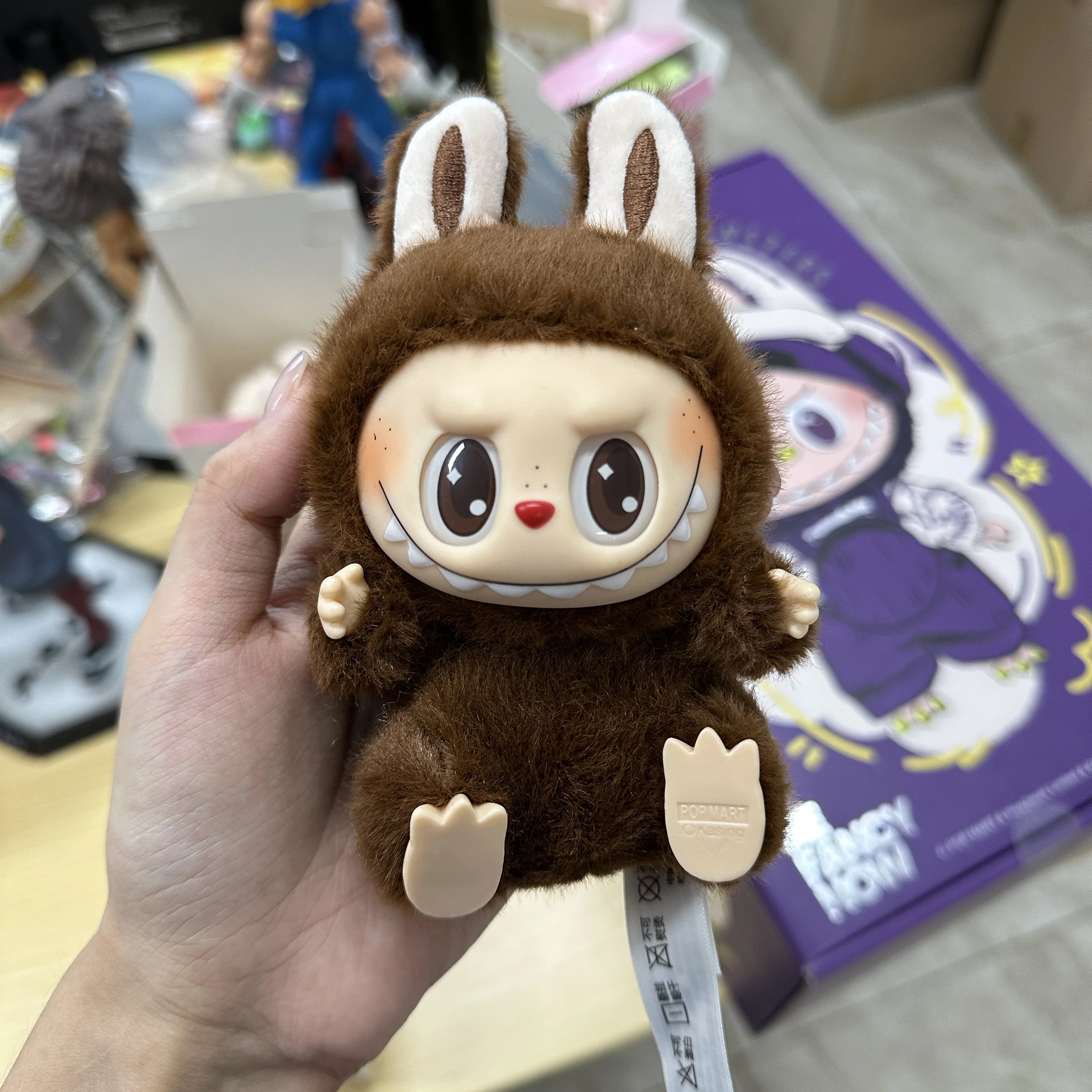 The Monster Quduoduo Labubu Doll Plush Toy Trendy Gift V.2 Sitting Party Design Blind Box Anime Doll Mystery Box