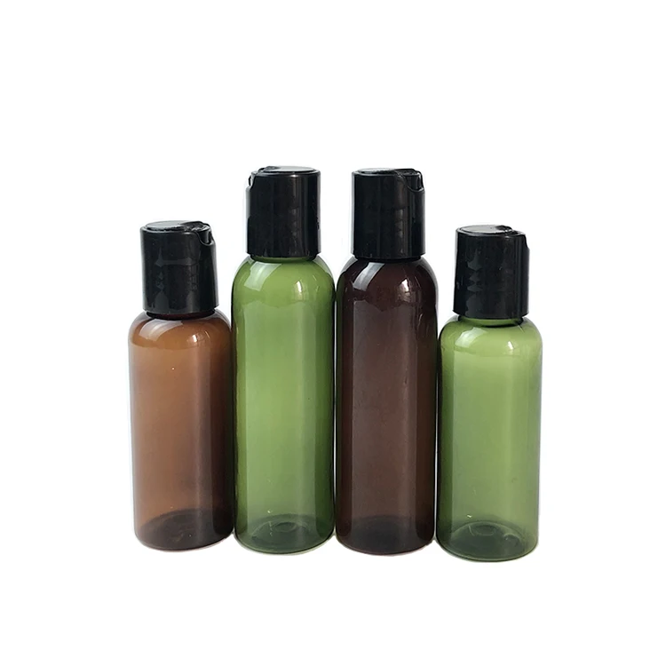 Hot Sale Shampoo Bottles Empty 100ml 150ml 250ml 500ml PET Plastic Container with Disc Top Cap Hair Gel Lotion Bottles