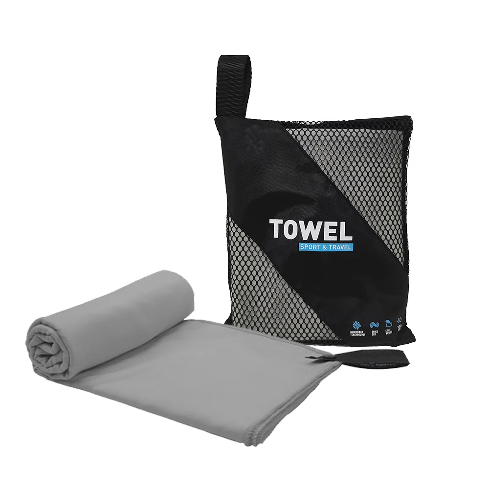 Microfiber Large Portable Beach Towel Quick Dry Sand Free Beach Towel With Beach Bag