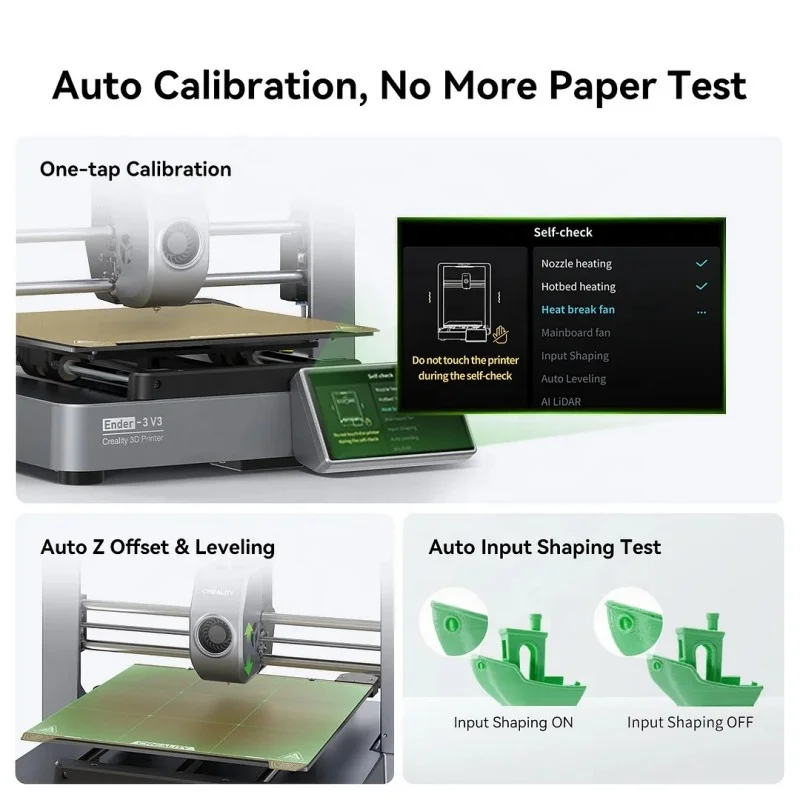 Creality Ender-3 V3 3D Printer  CoreXZ System for 600mm/s High-Speed Printing Fully Automated Belt Tensioning