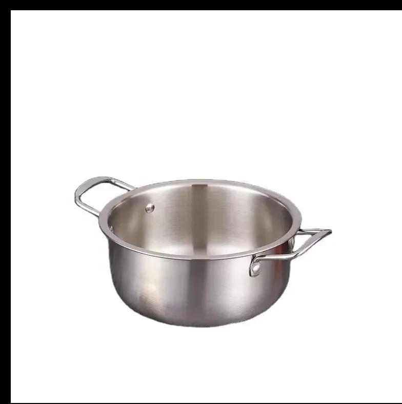 Small Household Kitchen Cooking Set Korean Ramen Noodle Hot Soup Pot with Induction Bottom Utensil for Instant Noodles