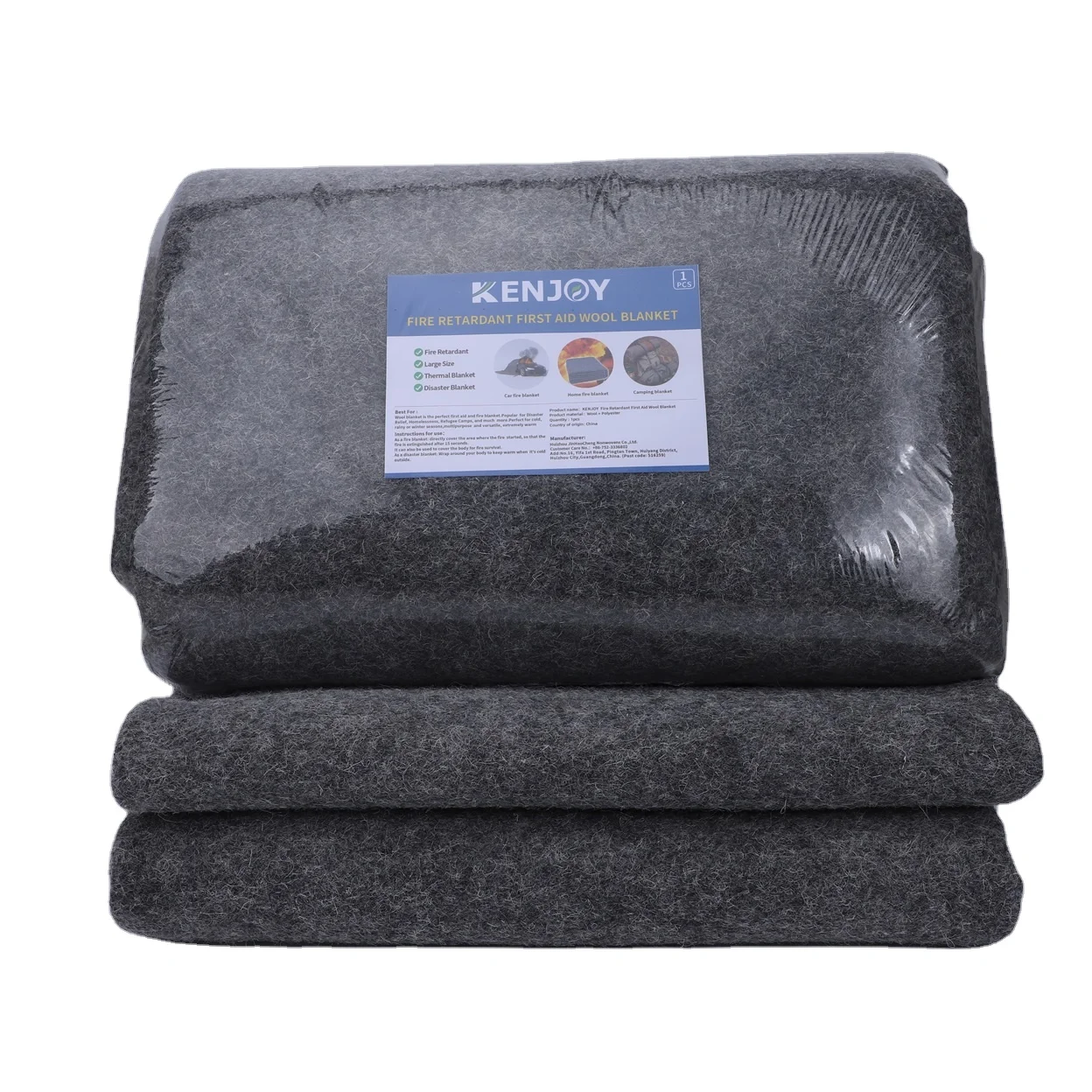 Emergency Fire Blanket Reusable Fire-Killing Pad Body Protection Mat  For Home kitchen Outdoor Travel Car on fire