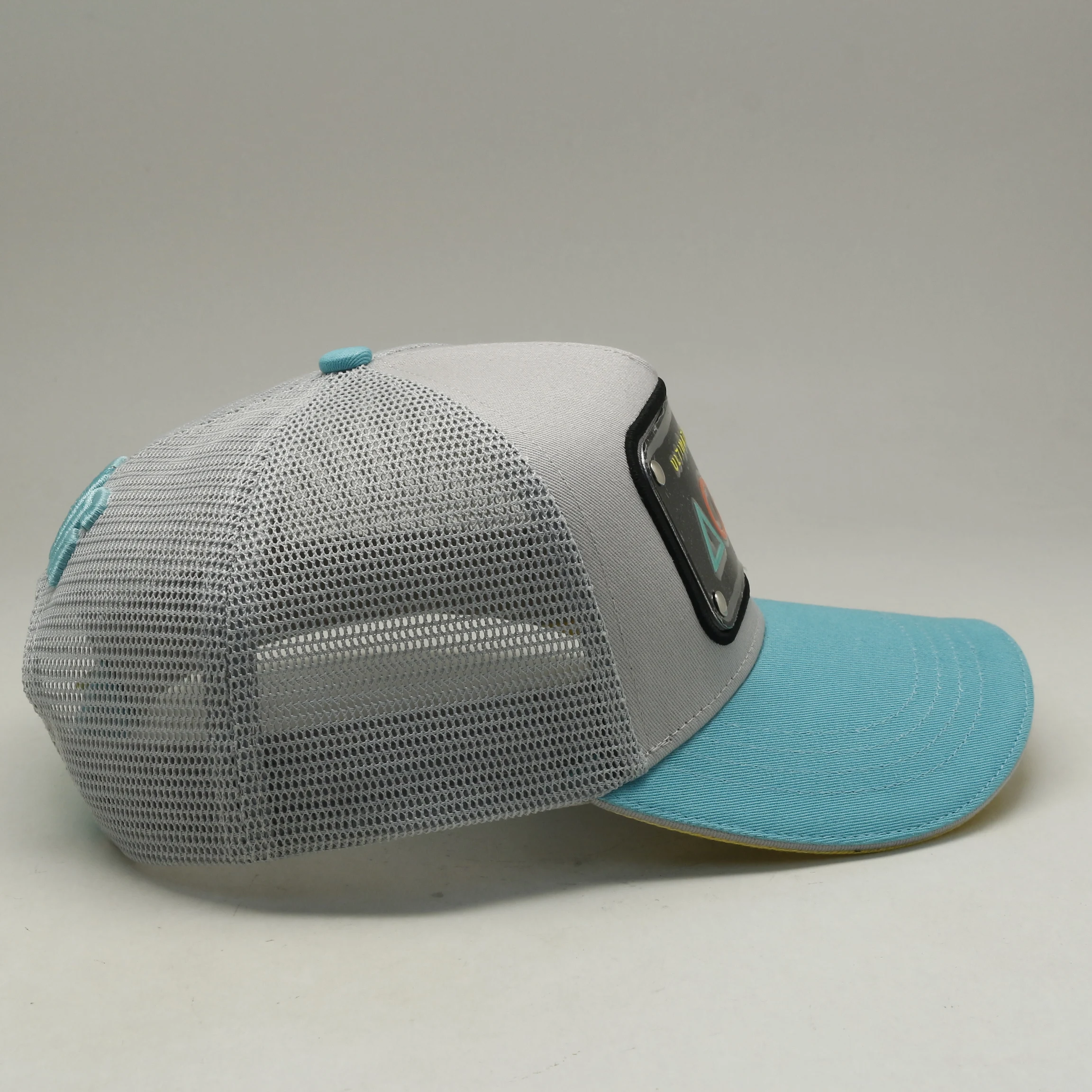Shenzhen Manufacture Brettos Customization Caps Add Your logo on Caps Trucker Cap 5 Panels Hats Plate