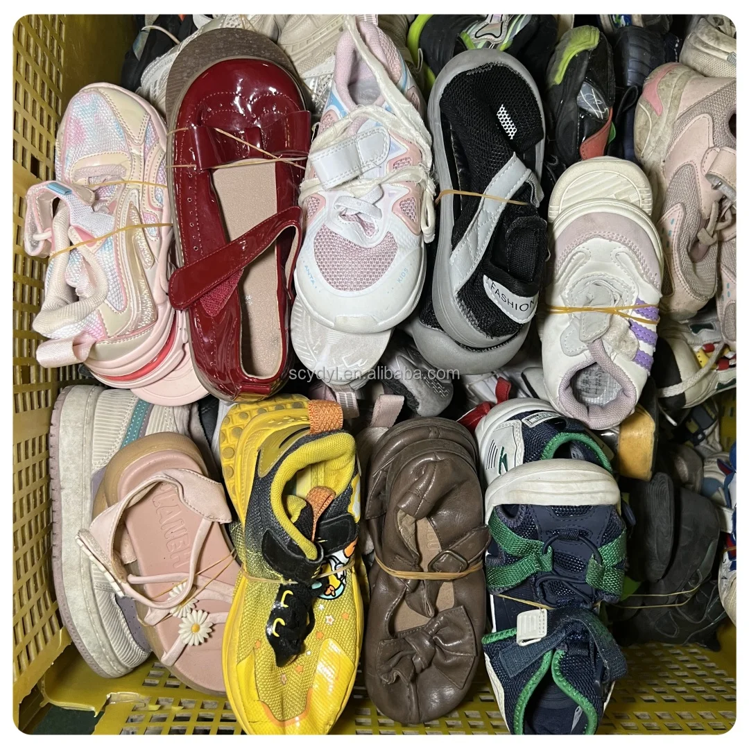 S08 used mixed kid shoes Factory wholesale second hand children Chinese brand casual shoes in good condition in bales Africa