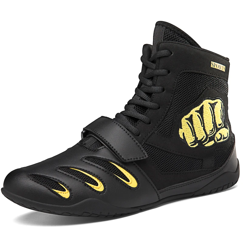 New Style Wholesale Custom manufacturer professional indoor sports High Top Wrestling boxing shoes