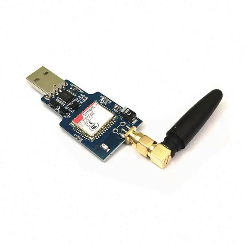USB to GSM serial GPRS SIM800C module with BT Sim900a, computer control call with antenna