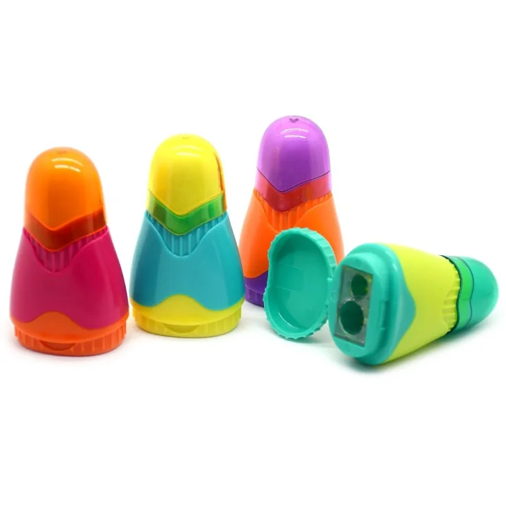 Cute Pencil Sharpener Manual Creative Mini Pencil Sharpener Plastic Pencil Sharpener For Kids School