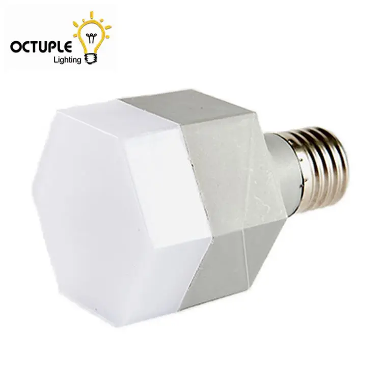 2022 new led lights hexagonal cube lamp E27 / B22 30 watt bombilla LED bulb zhongshan lighting