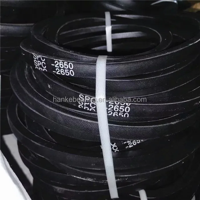 SPC series metric V-belt SPC2650 wedge section rubber V-belt 2650mm SPC2650 V-belt