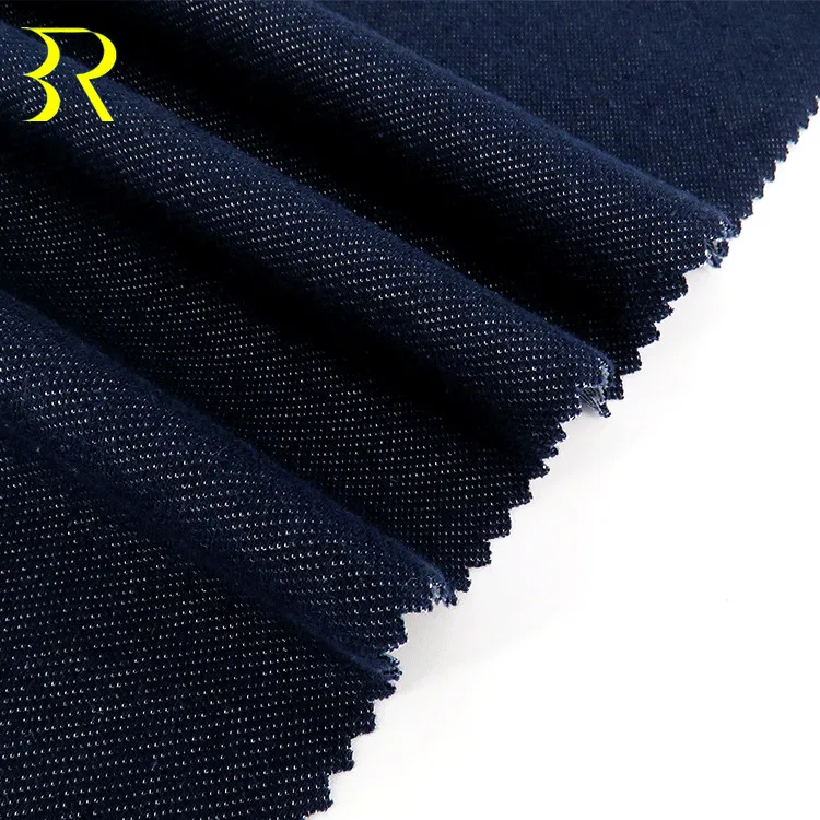 
Hot Selling Twill Cotton Polyester Spandex Knitted Durable Stretch Denim Fabric For Trousers 