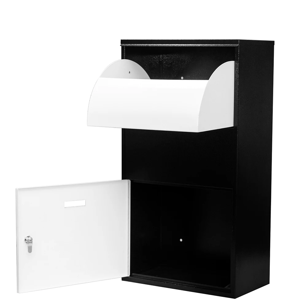 galvanized steel parcel delivery drop box waterproof storage box smart drop off pick up parcel box