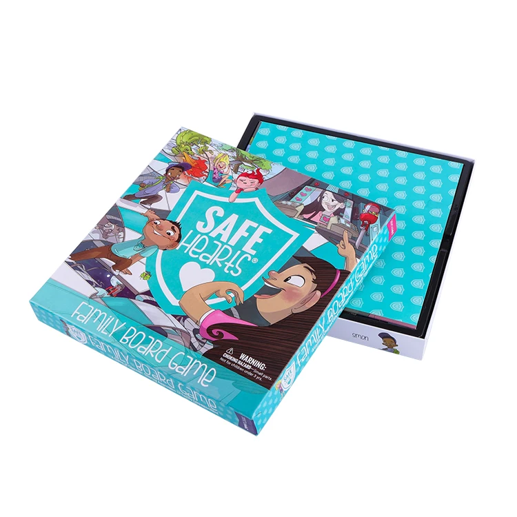 Custom logo design printing paper table toys risk/chess/educational/business/drinking/ board game with box