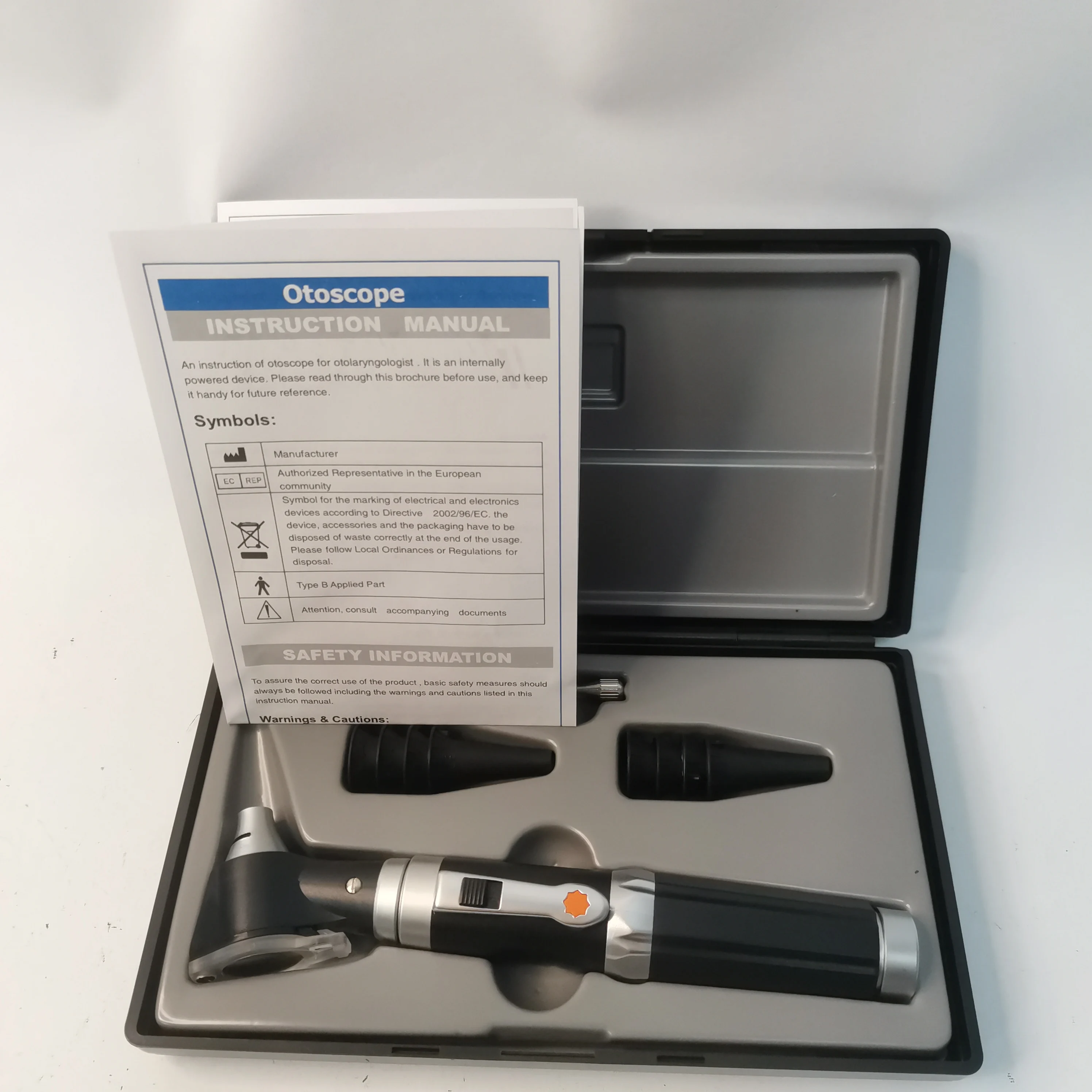 Высококачественные диагностические волоконно-оптические отоскопы для обнаружения барабана