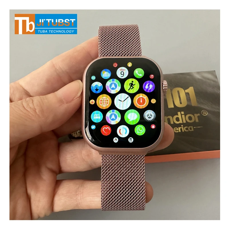 fashion relogio smartwatch mujer hombre stainless steel watch strap bracelet s9 ultra montre connecte Series 9 M101 smart watch