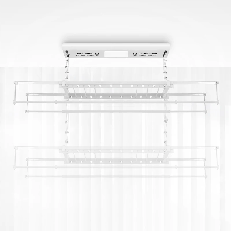 Uv Light Hanging Clothes Dryer Retractable Clothes Electric Clothes Drying Hanger Balcony Ceiling Smart Automatic Rack Dryer
