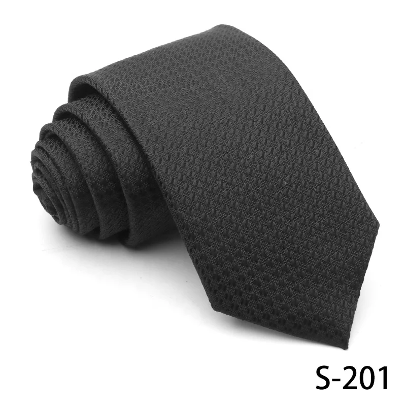 2024 Man fashion jacquard polyester woven tie hand-made black tie high quality hot sale gentlemen dot  tie