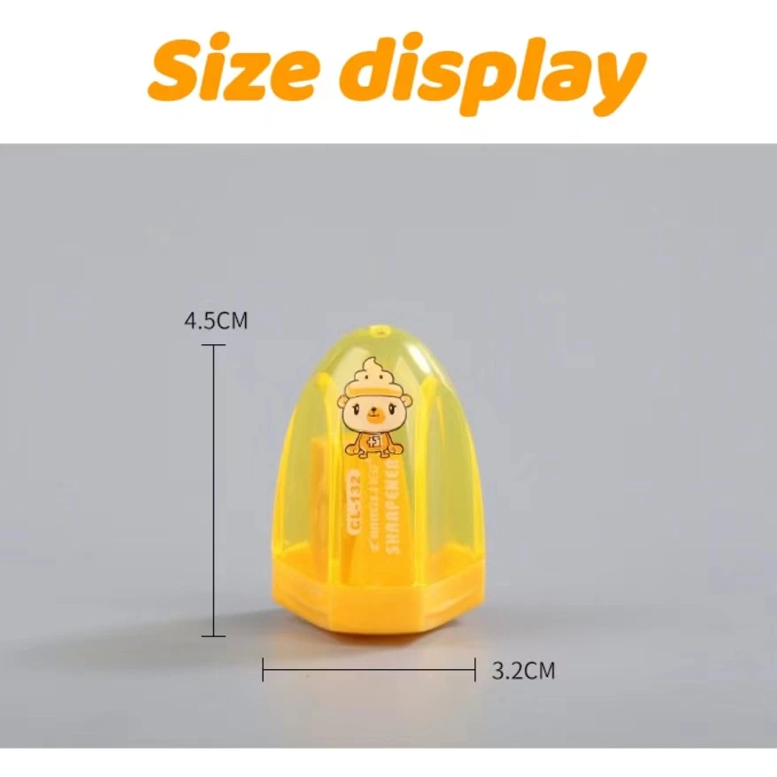 Wholesale student portable manual creative Cute pencil sharpener Mini sharpener