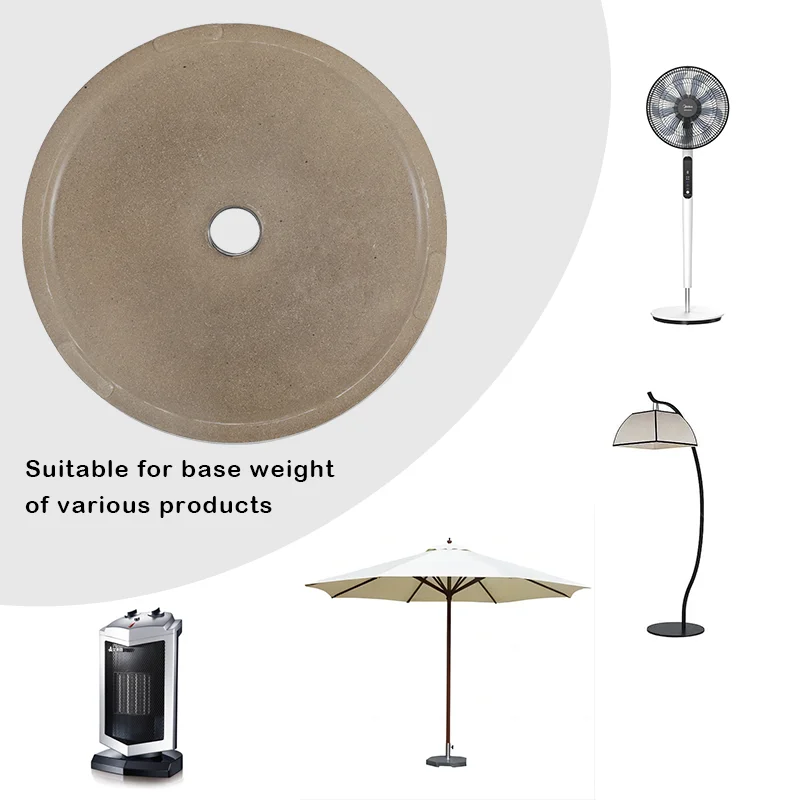 low price foreign trade export Eco-friendly wooden pedestal fan base machine industrial fan base counterweight