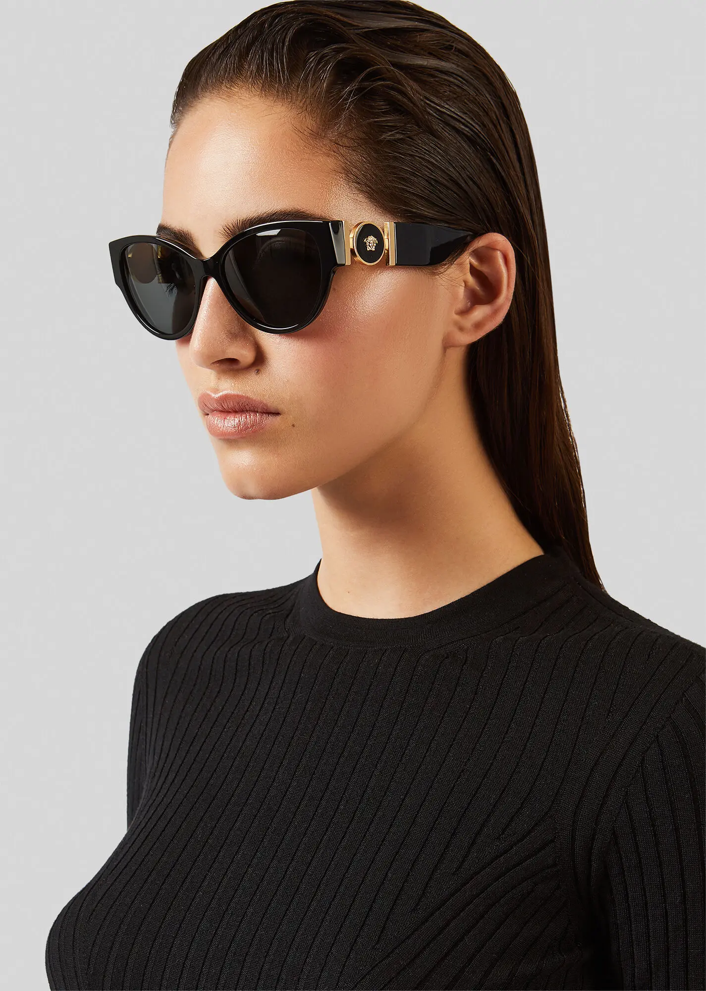 Autumn 2022 new round frame personalized casual sunglasses decorative sunglasses photo protection uv glasses