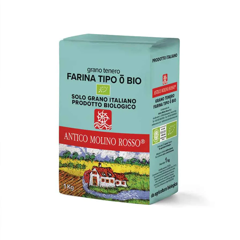 Italian High Quality Organic Soft Wheat Type 0 Flour 1 Kg Bag Dry Organic Farming Bio for Pizza Bread Sweets