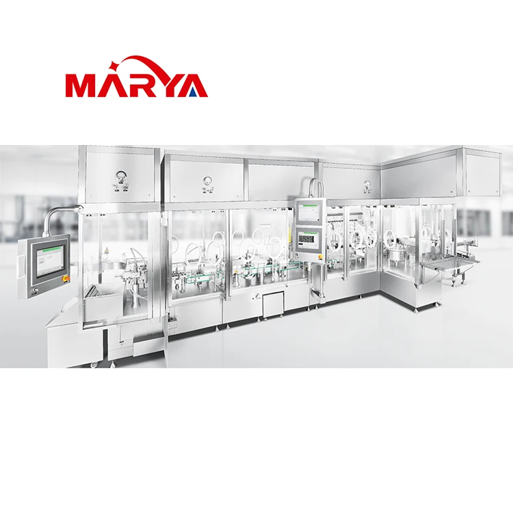 Marya China supplier aseptic ISO pre-filled plastic syringe suspension filling and sealing machine for pharmaceutical insulin