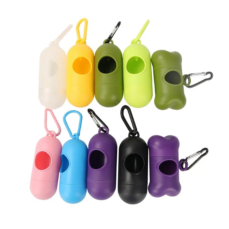Colorful Pet Dog and Cat Poop Bag Dispenser Holder Multi-Shaped Dispenser for Pet Waste Bags