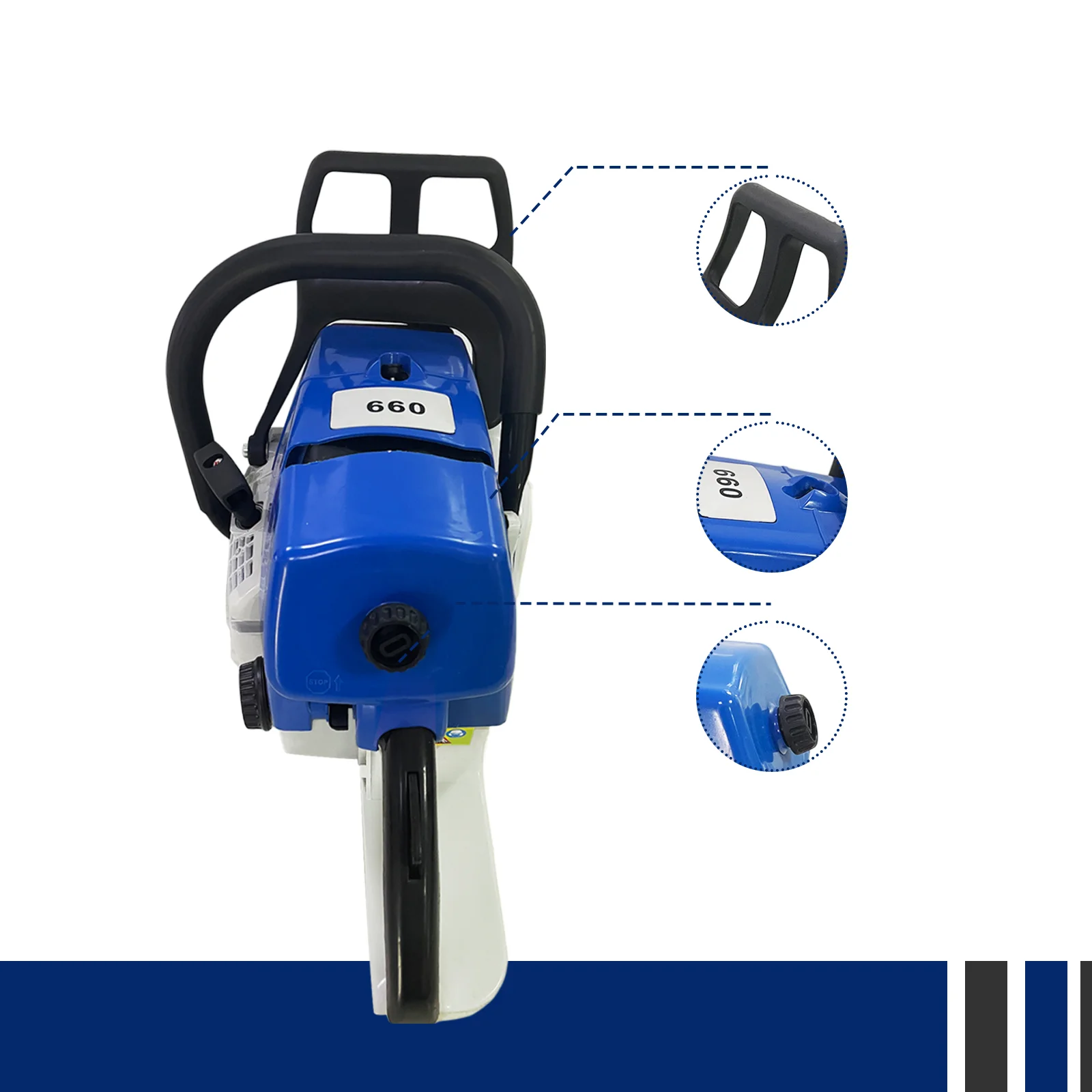 tree cutting machine Hot type garden gasoline chainsaw professional 92cc gasoline chainsaws 660