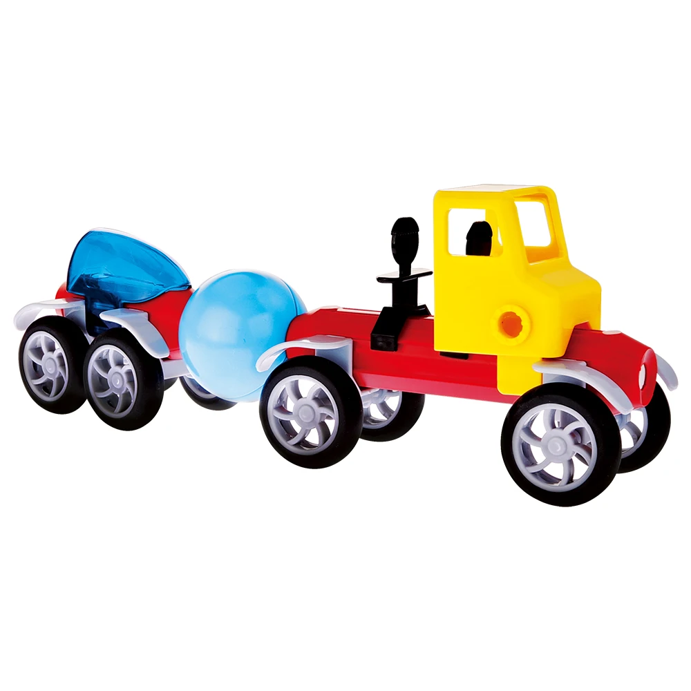 Big Size Building Sticks Blocks Vibrant Colors Magnetic Balls and Rods for Kids Age 3+
