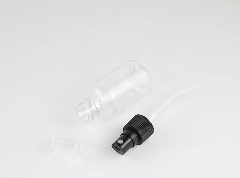 50ml White PP pump spray clear 50ml 100ml PET bottle